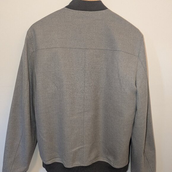 Men's RW & Co. Grey Bomber Jacket - Picture 2 of 7
